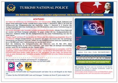 Zablokowana przeglądarka Turcji