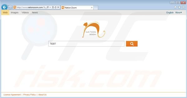 Wirus przekierowania Nationzoom.com