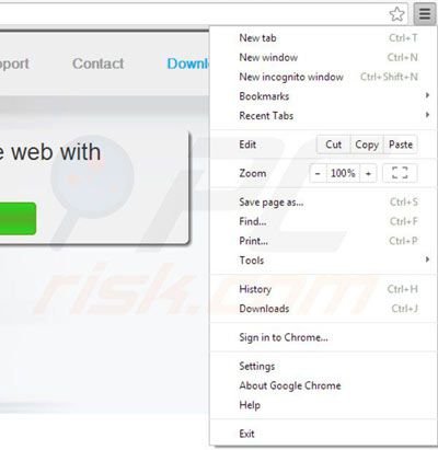 Usuwanie Outobox z rozszerzeń Google Chrome krok 1
