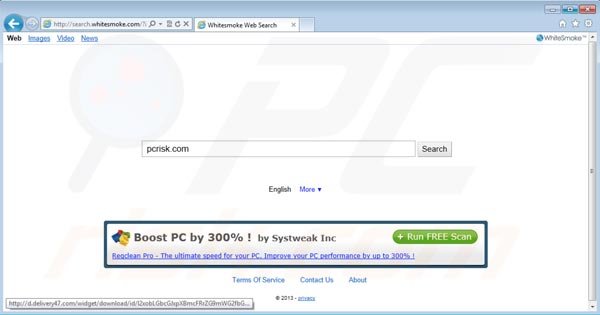 Wirus przekierowania Search.whitesmoke.com