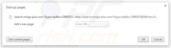 Usuwanie wirusa przekierowania inspsearch.com ze strony domowej Google Chrome