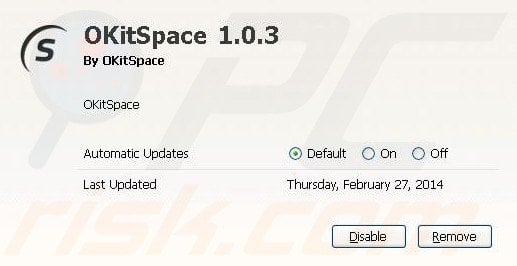 Usuwanie Okitspace z Mozilla Firefox krok 2