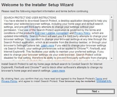 Instalator porywacza przeglądarki trovi.com
