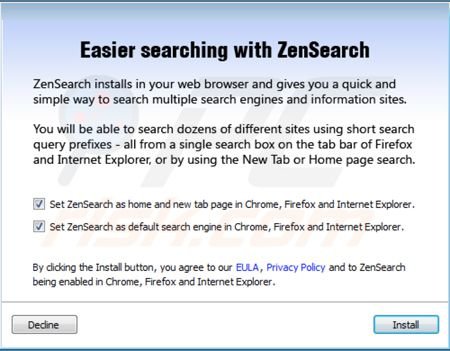Instalator zensearch