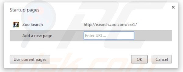 Usuwanie isearch.zoo.com ze strony domowej Google Chrome