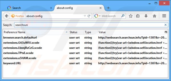 Usuwanie websearch.awsomesearchs.info z domyślnej wyszukiwarki Mozilla Firefox