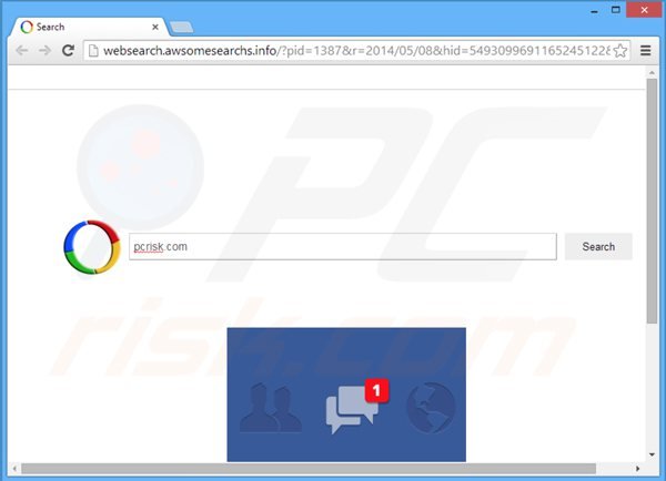 Wirus websearch.awsomesearchs.info