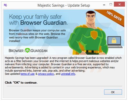 Instalator adware browser guardian