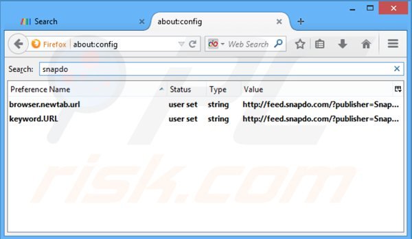 Usuwanie browse-search.com z domyślnej wyszukiwarki Mozilla Firefox