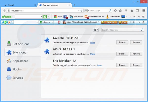 Usuwanie adware client connect ltd z rozszerzeń Mozilla Firefox