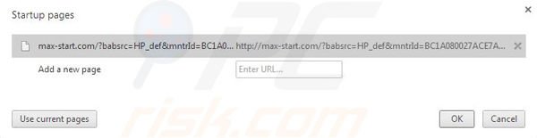 Usuwanie Max-start.com ze strony domowej Google Chrome