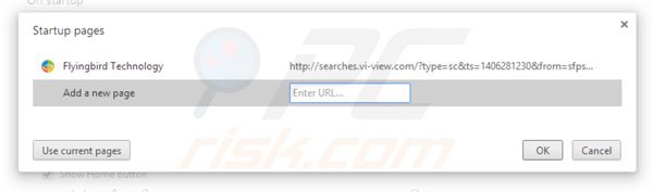 Usuwanie searches.vi-view.com ze strony domowej Google Chrome