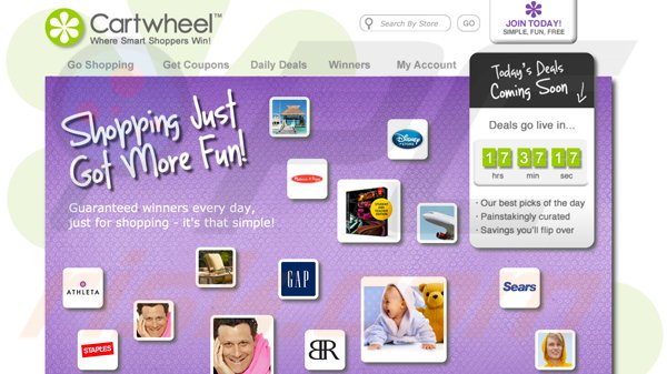 Adware Cartwheel Shopping