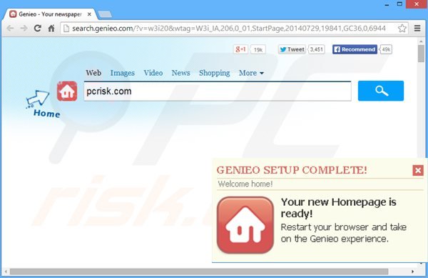 Porywacz przeglądarki search.genieo.com