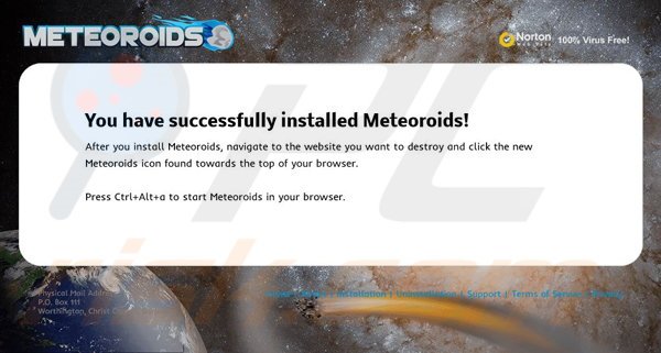 Adware Meteoroids