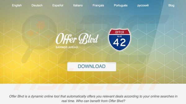 Adware offer boulevard 