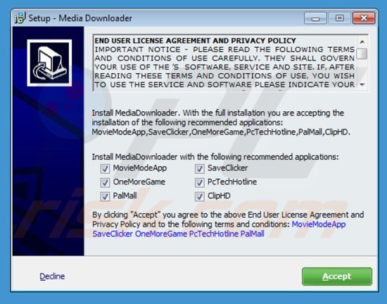 Instalator adware palmall