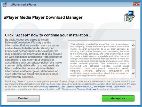 Instalator adware premieropinion