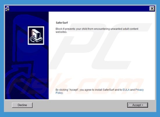 Instalator adware safersurf