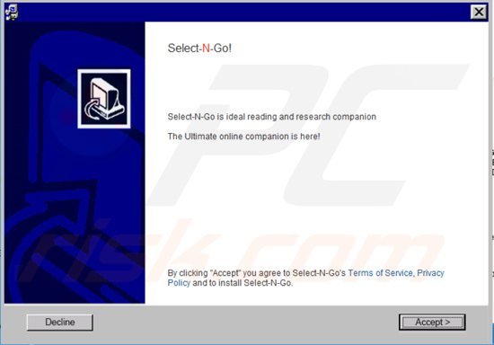 Instalator adware selectngo