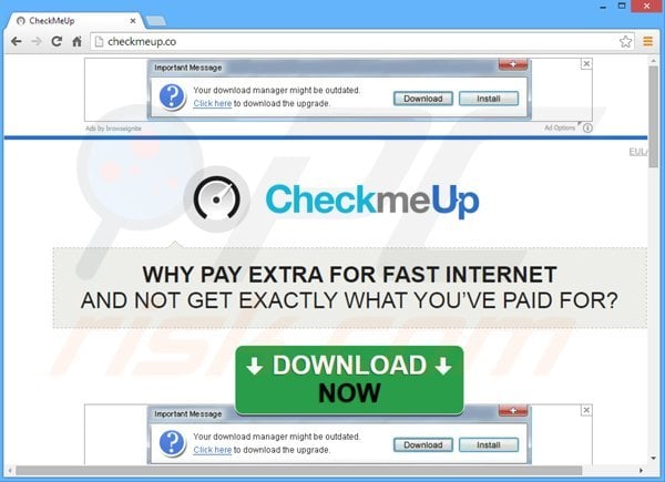 Adware CheckMeUp