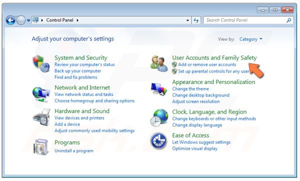 Windows 7- uzyskiwanie dostępu