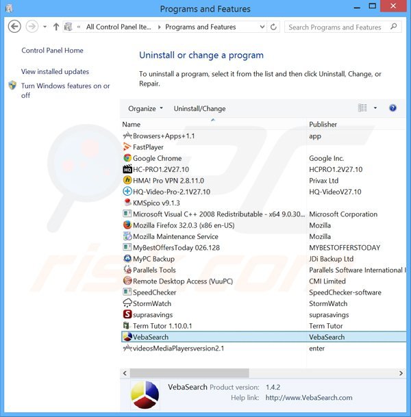 Deinstalacja adware powodującego nielegalne reklamy w Google poprzez Panel sterowania