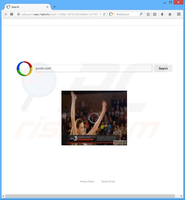 Porywacz przeglądarki websearch.searc-hall.info