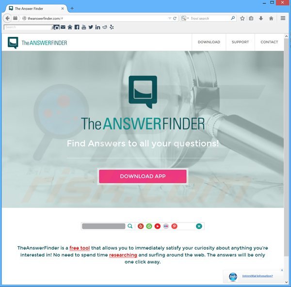 Adware theanswerfinder