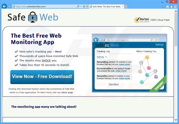 Safe Web adware