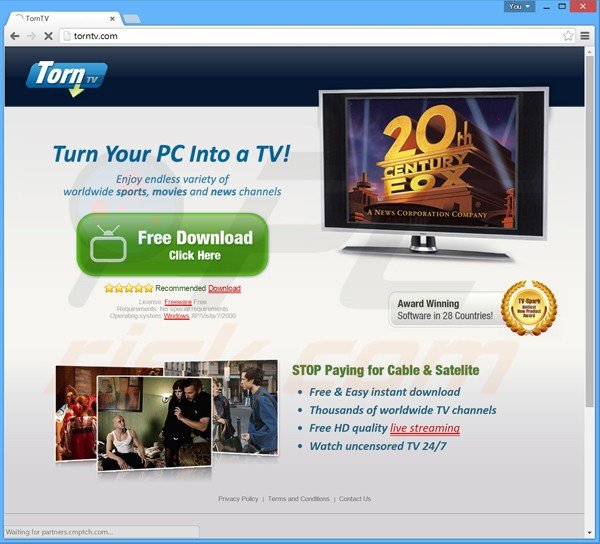 Adware TornPlusTV