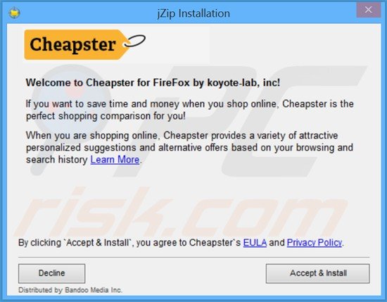 cheapster adware installer
