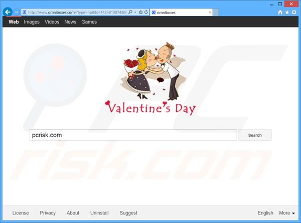 omniboxes.com browser hijacker