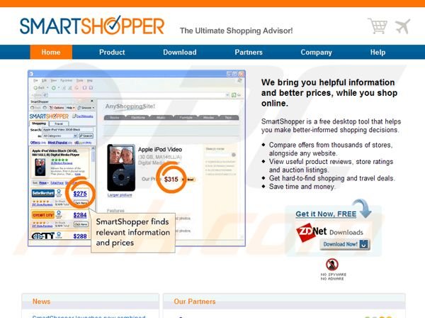 SmartShopper adware