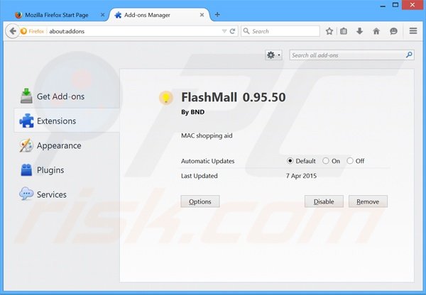 FlashMall adware