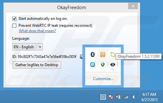 OkayFreedom Adware