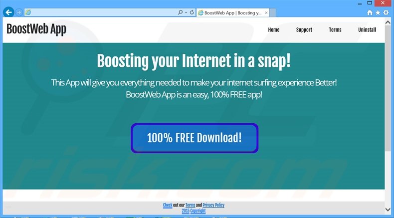 BoostWeb App adware