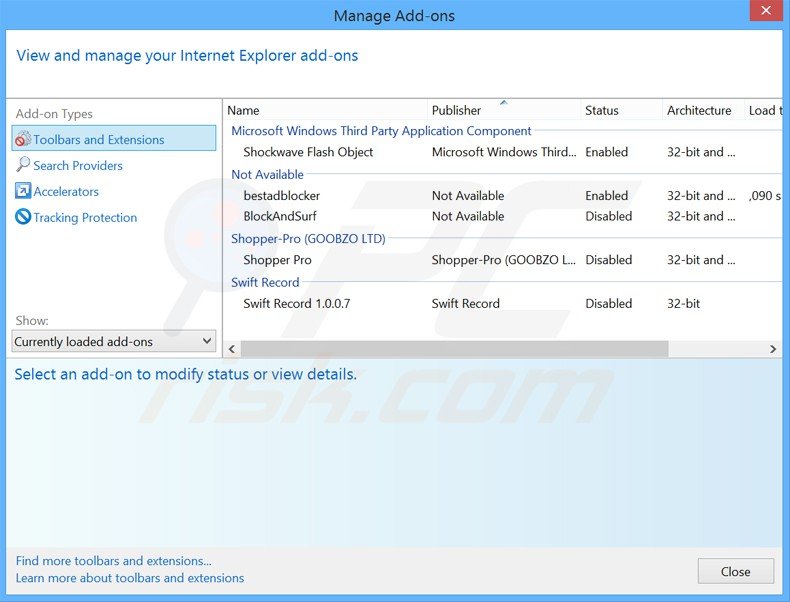 Removing Chromatic ads from Internet Explorer step 2