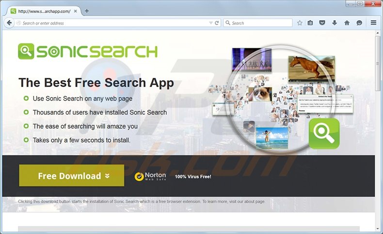 SonicSearch virus