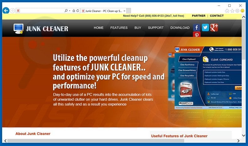 Junk Cleaner adware