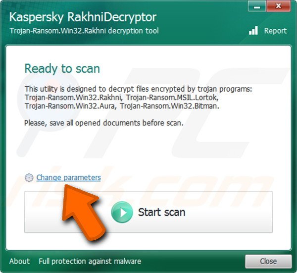 RakhniDecoder's settings