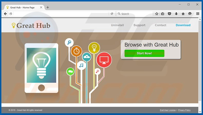 Great Hub adware