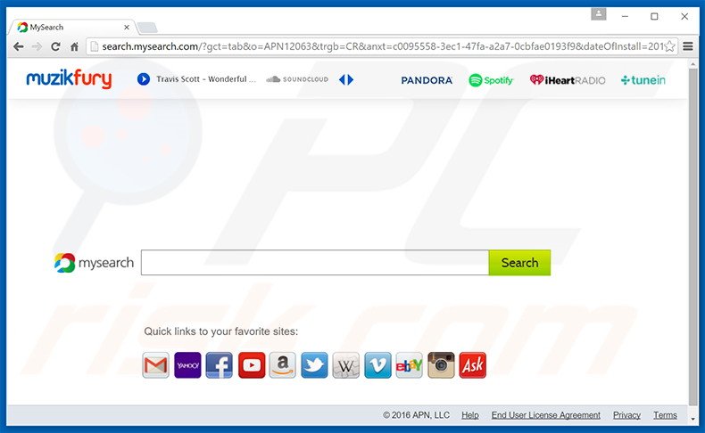 search.mysearch.com browser hijacker