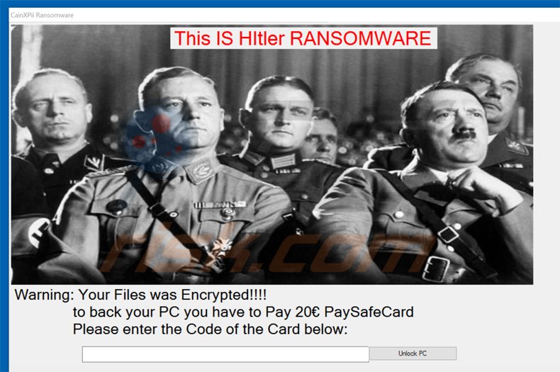 zaktualizowana wersja oprogramowania ransomware Hitler