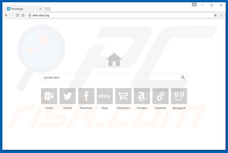 web-start.org browser hijacker