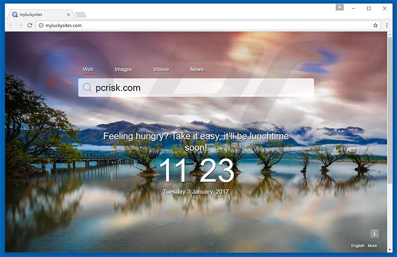 myluckysites.com browser hijacker