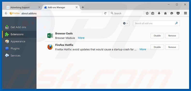 Removing {PRODUCT_NAME} ads from Mozilla Firefox step 2