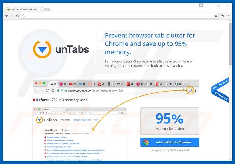 unTabs adware