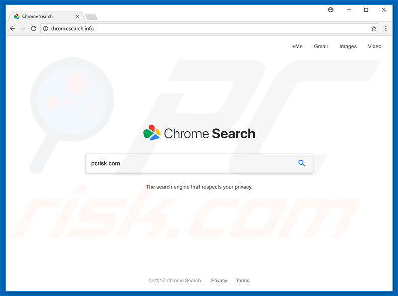 chromesearch.info browser hijacker