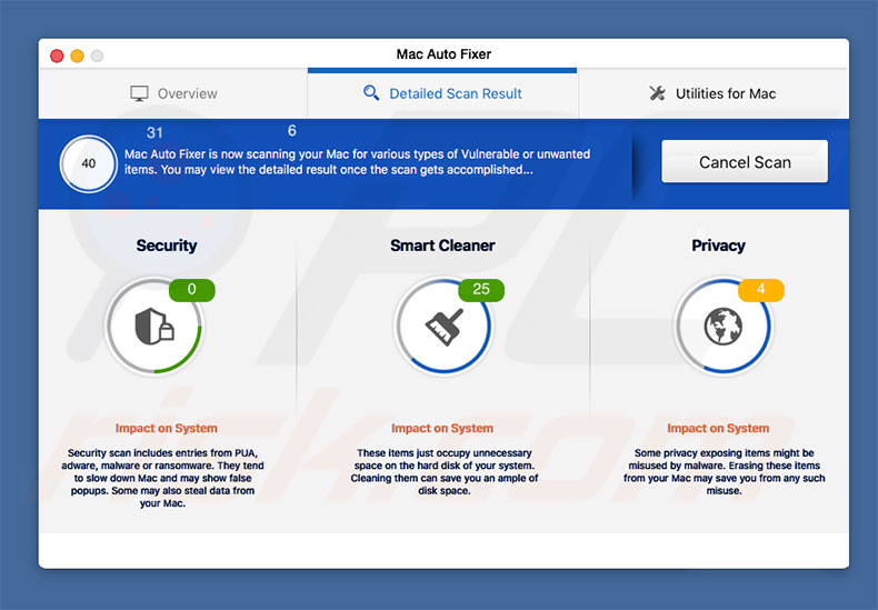 Mac Auto Fixer potentially unwanted application